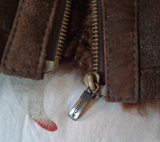 Chaqueta de Piel Estilo Aviador