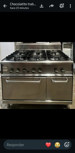 Cocina Industrial Wery 6 Fuegos + Horno