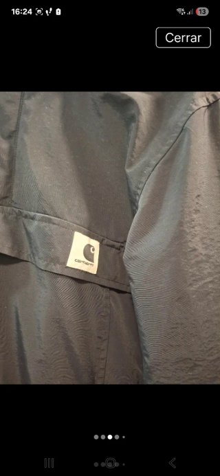 Chubasquero Carhartt Negro Talla S