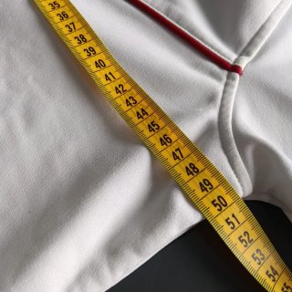 Chaqueta Adidas vintage blanca y roja retro Unisex