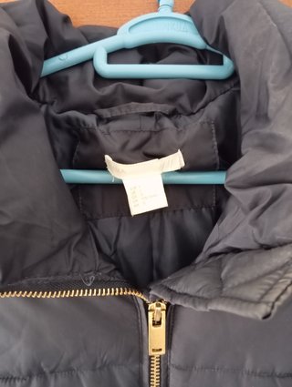 Anorak premamá azul marino con gorro