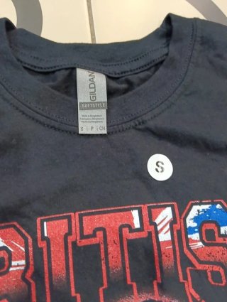 Gildan Camiseta Vintage British Bulldog Talla S