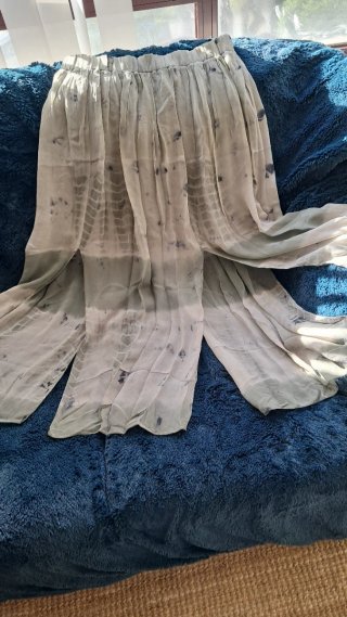 Falda Zara Gasa Estampada