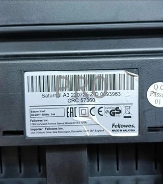 Plastificatrice per documenti Fellowes Saturn
