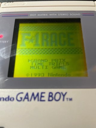 F1 Race Gameboy Nintendo DMG-F1-FAH