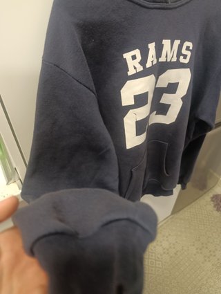 Sudadera Azul Rams 23