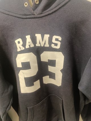 Sudadera Azul Rams 23