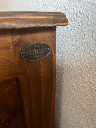 Conjunto muebles salon-comedor en madera mejicana