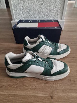 Zapatillas Tommy Hilfiger Verde y Blanco
