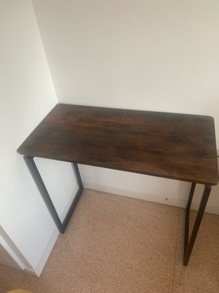 Mesa Escritorio plegable 80x40cm