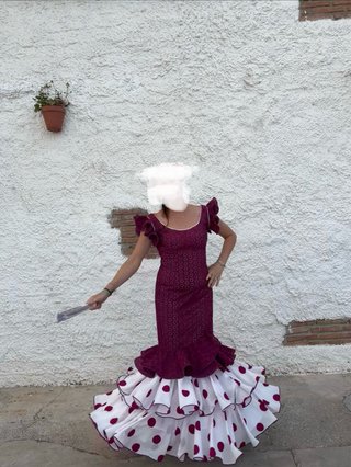 Traje de flamenca talla 38