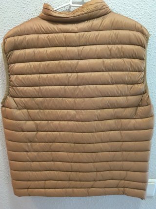Chaleco Acolchado Lacoste Beige