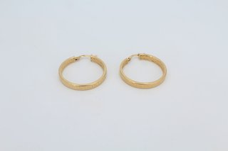 Pendientes de Aro con Greca en Oro 18k. Ref:00279.