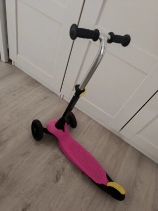 Patín 3 Ruedas Rosa Decathlon