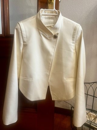 Chaqueta Zara Mujer Blanca