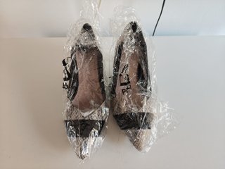 Mariamare zapatos estampado serpiente T.37 + caja