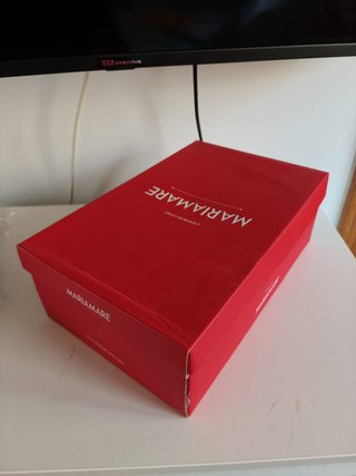 Mariamare zapatos estampado serpiente T.37 + caja