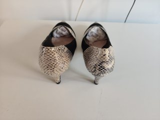 Mariamare zapatos estampado serpiente T.37 + caja
