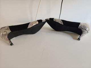 Mariamare zapatos estampado serpiente T.37 + caja