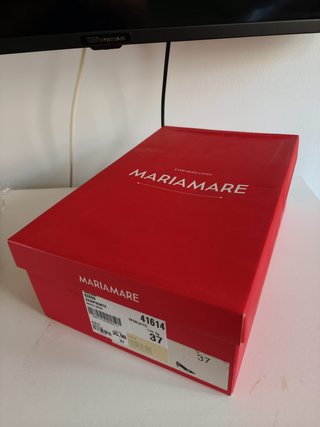 Mariamare zapatos estampado serpiente T.37 + caja