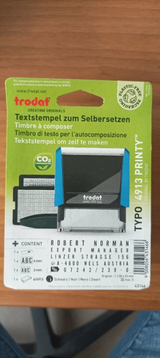 Timbro Trodat Printy 4913 Autocomponibile