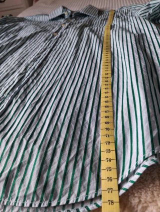 Camisa Pedro del Hierro rayas verdes Talla L