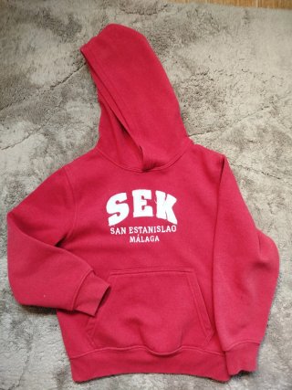 Sudadera SEK San Estanislao Málaga talla 5-6