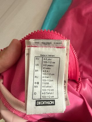 Neopreno Natación Panda Nabaiji