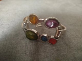 Conjunto de Pulsera y Anillo de Zamac