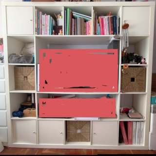 Mueble TV Ikea Kallax