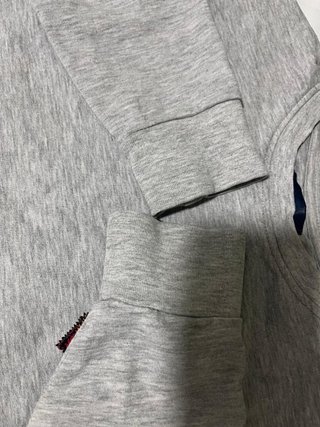 Sudadera Blue Banana gris con X