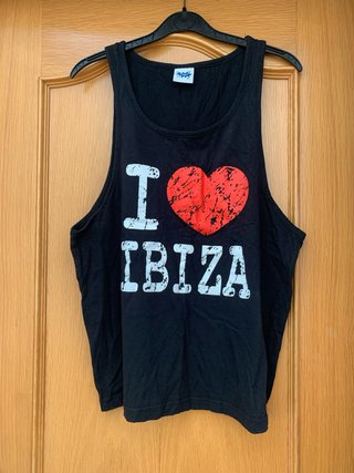 Camiseta sin mangas I Love Ibiza