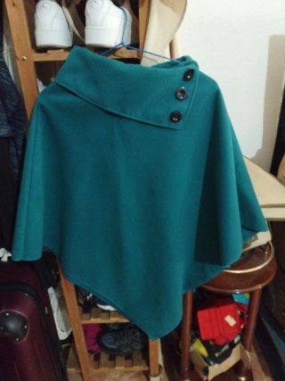 Poncho Turquesa Talla Única