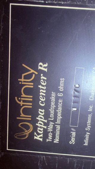 Set de 5 Altavoces Infinity Kappa