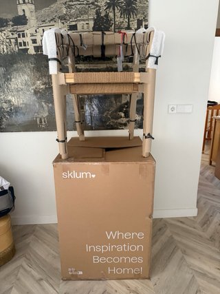 2 Sillas Sklum Visby de Madera teca