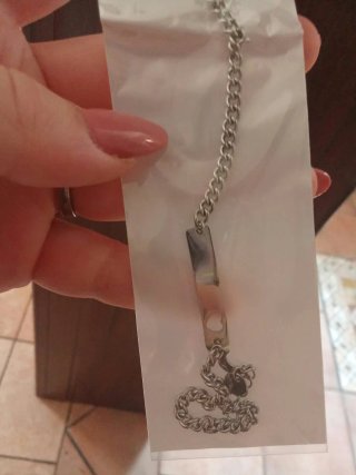 Bracciale catena con ciondoli