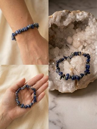 Pulsera de sodalita natural