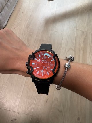 Reloj Diesel Griffed DZ4519 Naranja/Negro