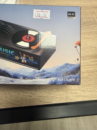 Altavoz Portátil WESDAR Tipo Tocadiscos
