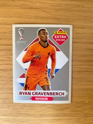 Cromos Panini Extra Ryan Gravenberch Rookie