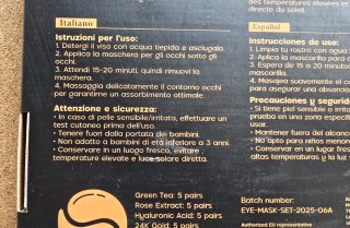 Set di 30 paia di patch occhi