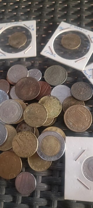 Lote de monedas antiguas