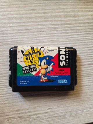 Cartucho Mega Drive Sonic The Hedgehog (Japón)