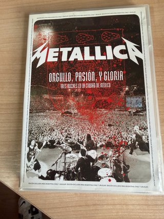 DVD Metallica: Orgullo, Pasión y Gloria
