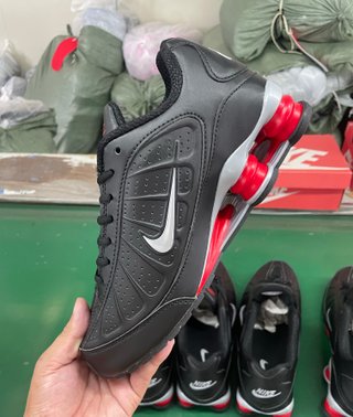 Nike Shox R4 Naranja Negro Talla 42
