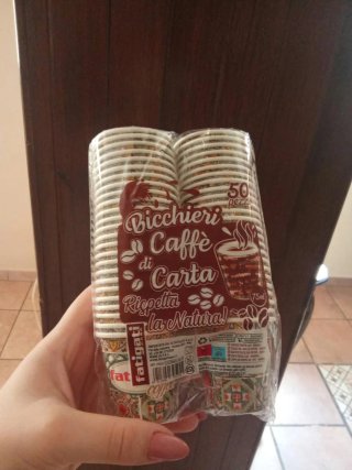 Bicchieri Caffè di Carta 50 pezzi 75ml