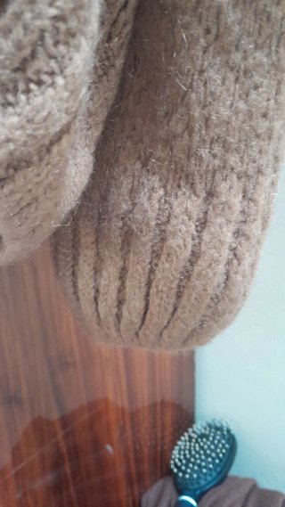 Maglione Lana Mohair Acrilico Marrone