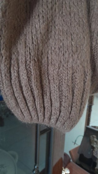 Maglione Lana Mohair Acrilico Marrone