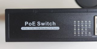 Switch PoE 18 Puertos Gigabit 16 PoE + 2 Uplink