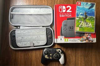 Nintendo Switch y Mando Pro Zelda